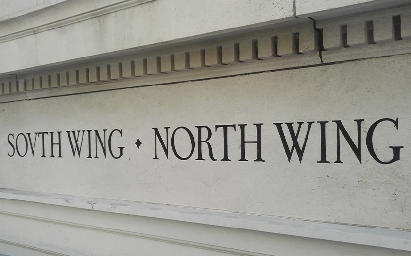 carved lettering